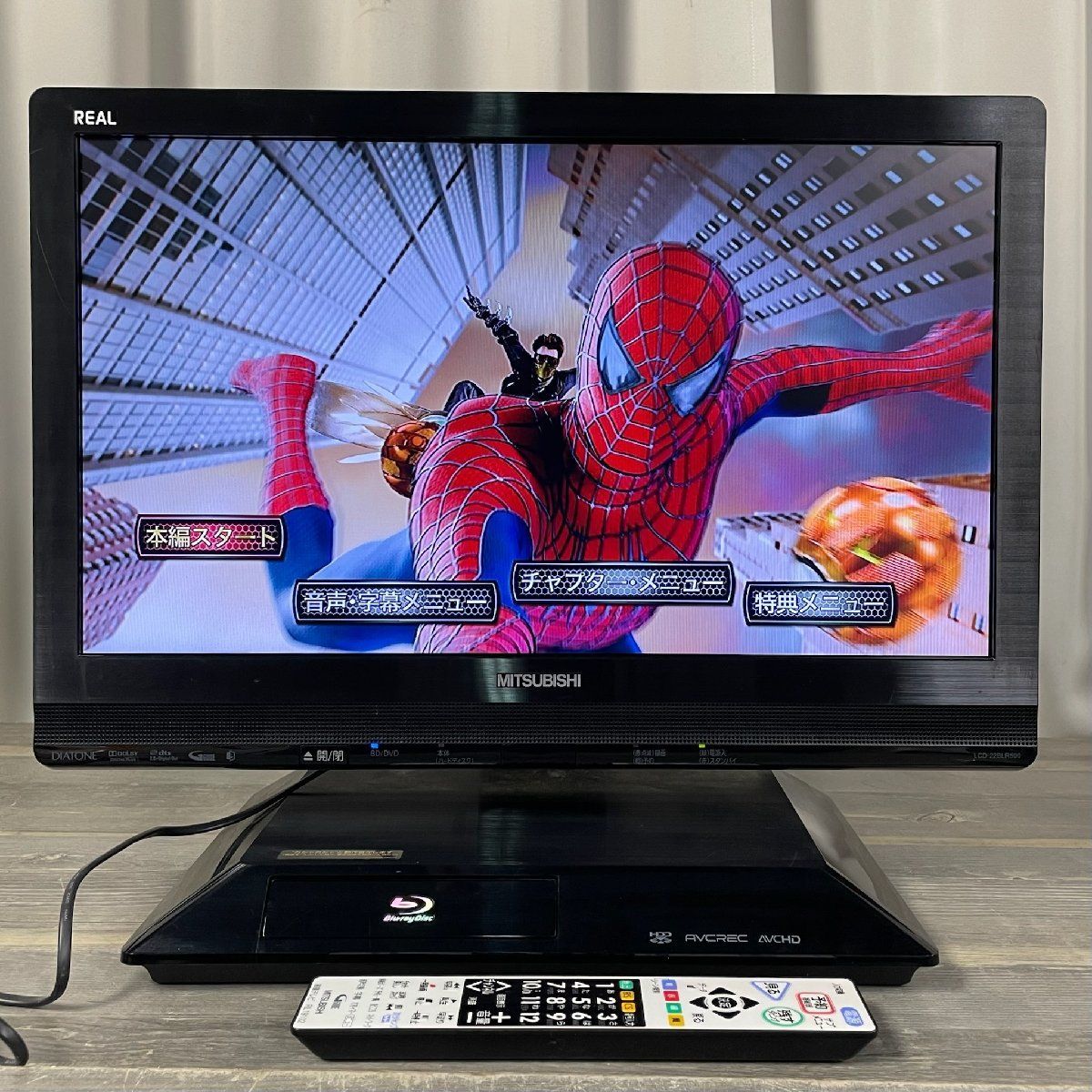 XD33 三菱 BDレコーダー搭載 22V型 液晶テレビ LCD-22BLR500 2011年製