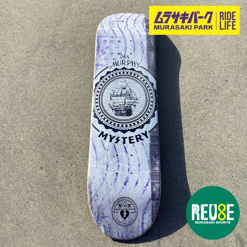 MYSTERY MURPHY STAMP DECK 8.0 inch deckデッキスケボースケートボードSkateboardSKATEBOARD