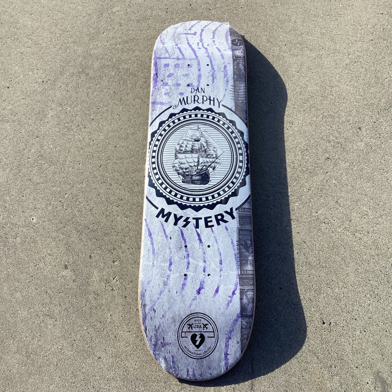 MYSTERY MURPHY STAMP DECK 8.0 inch deckデッキスケボースケートボードSkateboardSKATEBOARD