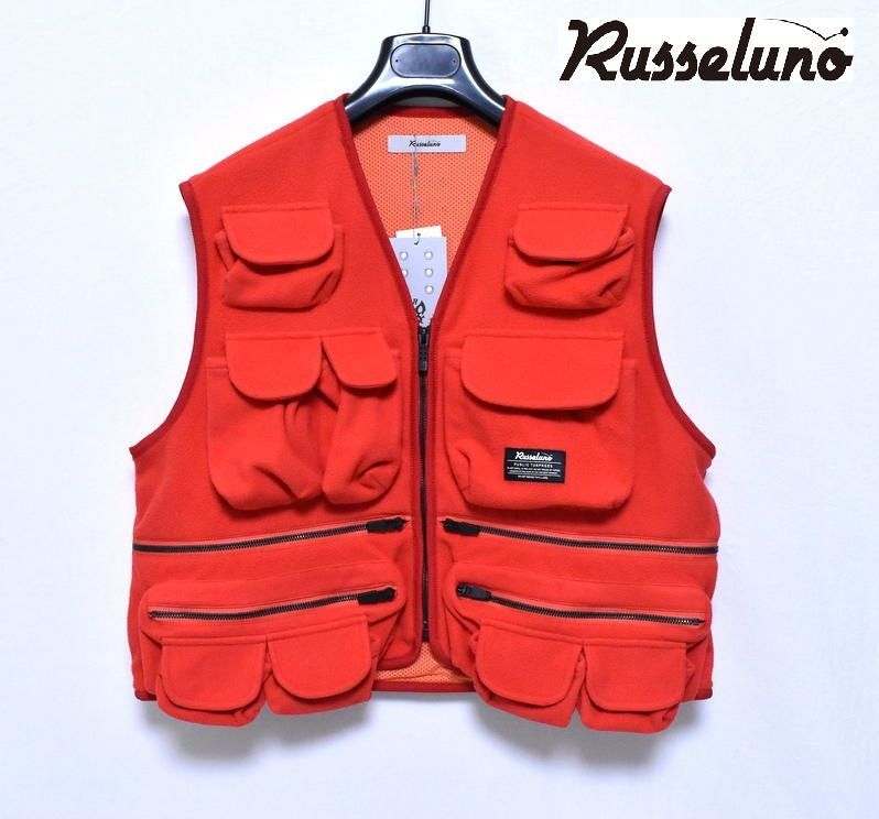 新品 ラッセルノ ゴルフ マルチポケット ベスト【4】【5】RS-2330201