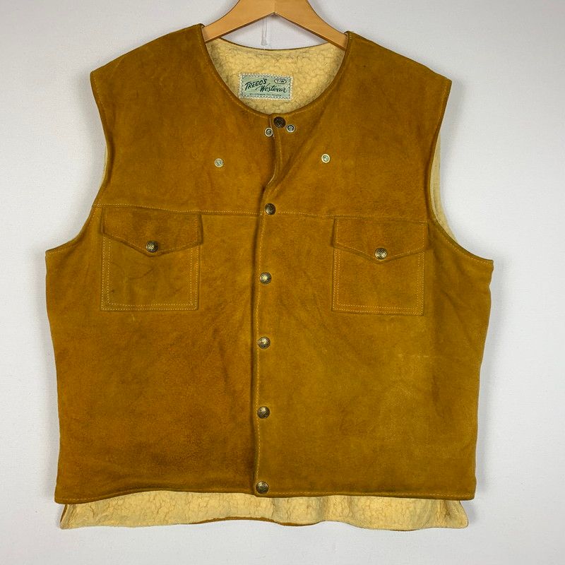 現状渡し品 TREGO S Westwear トレゴス ウエストウェア SUEDE VEST VINTAGE スエード ベスト トップス ヴィンテージ 145-251214-ts-04-tei