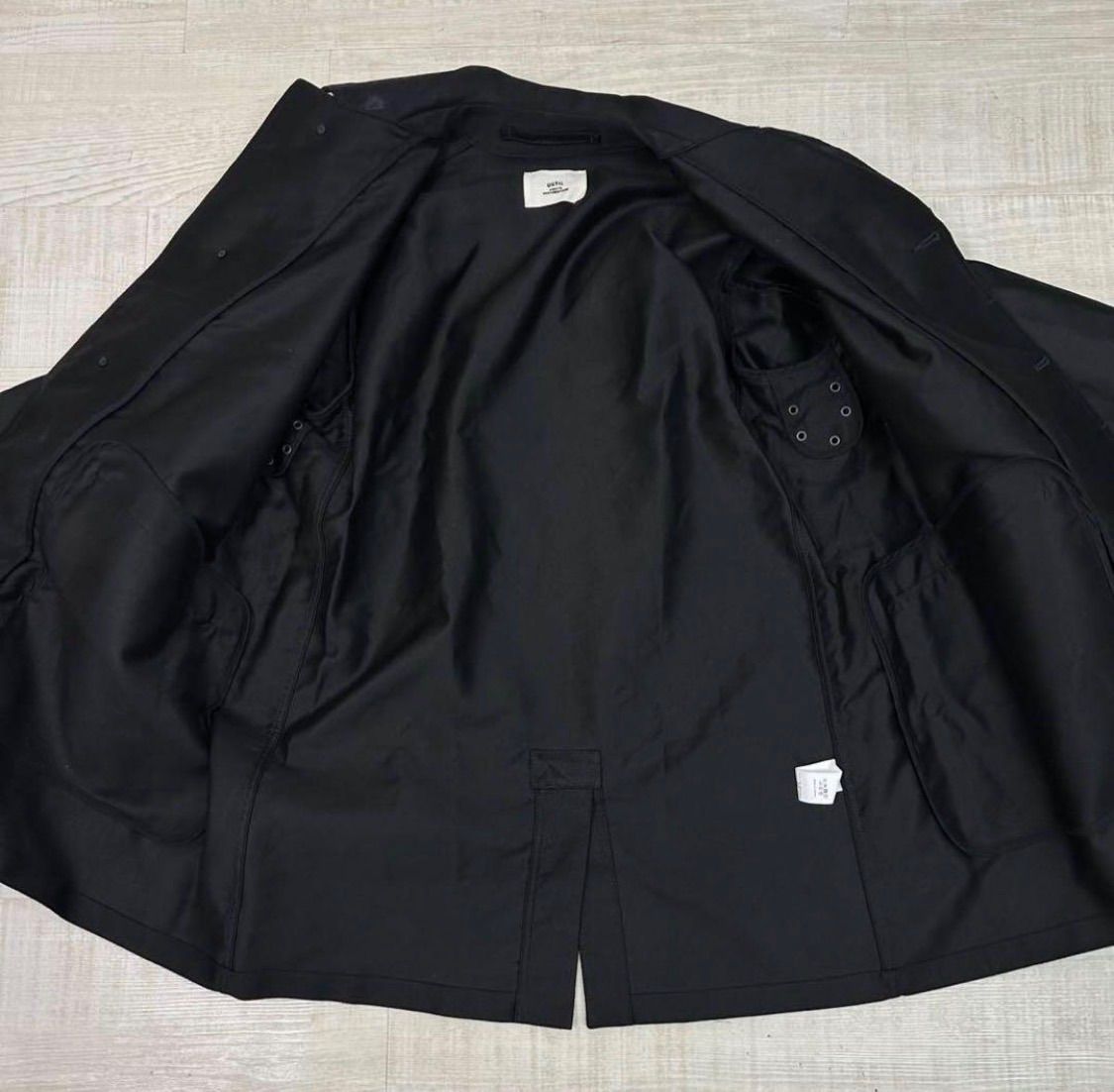 21aw 2020 OUTIL ウティ MANTEAU MIERY ブラック モールスキン コート