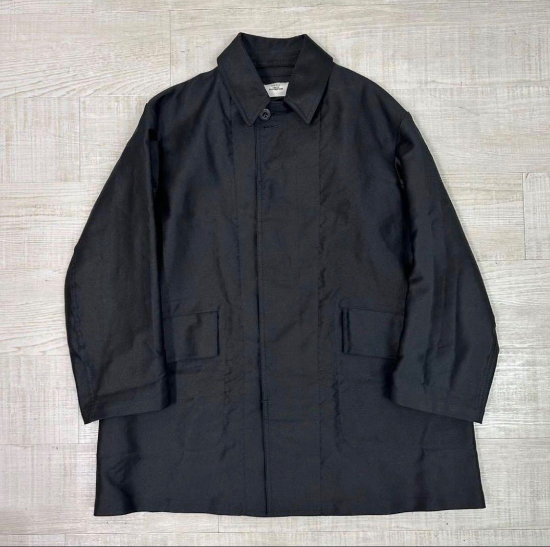 21 aw 2020 OUTIL ウティ MANTEAU MIERY ブラック モールスキン コート サイズ 3 定価79.200円