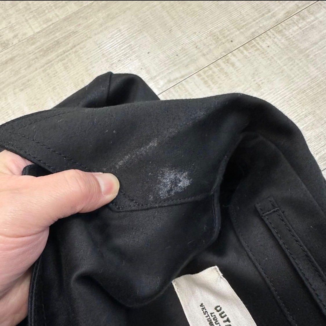 21aw 2020 OUTIL ウティ MANTEAU MIERY ブラック モールスキン コート