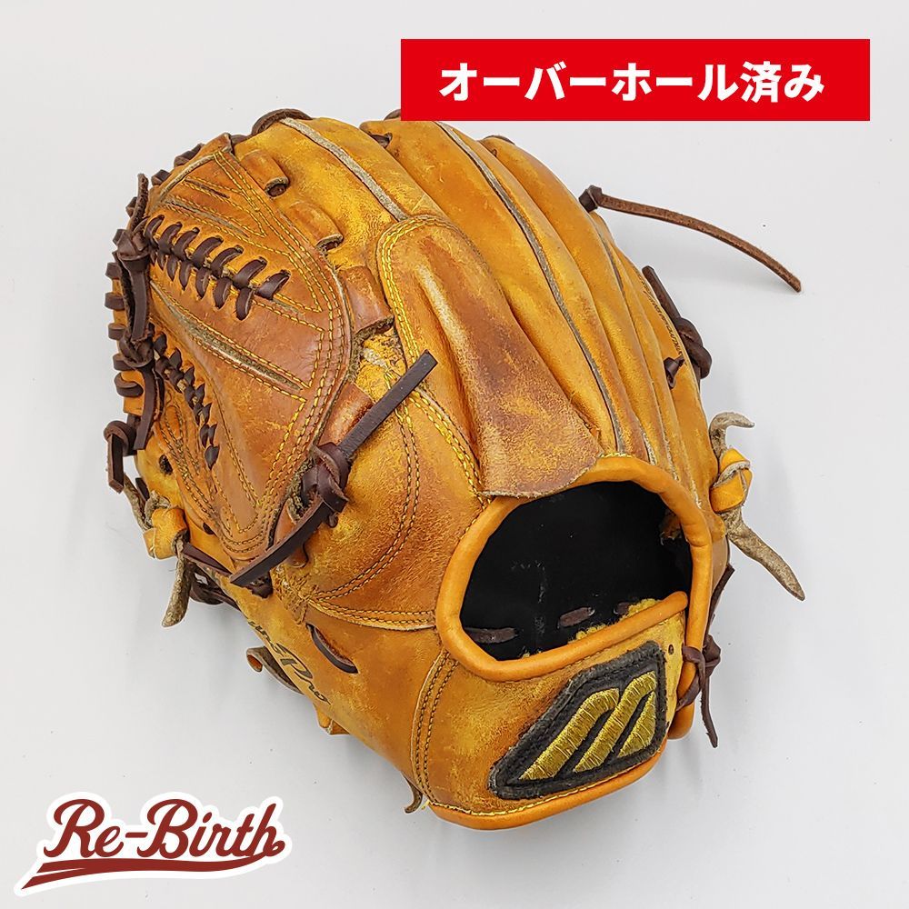 オーバーホール済み 高校野球対応 ミズノ 硬式グローブ 投手用 型付け済み mizuno グラブ WE 1040