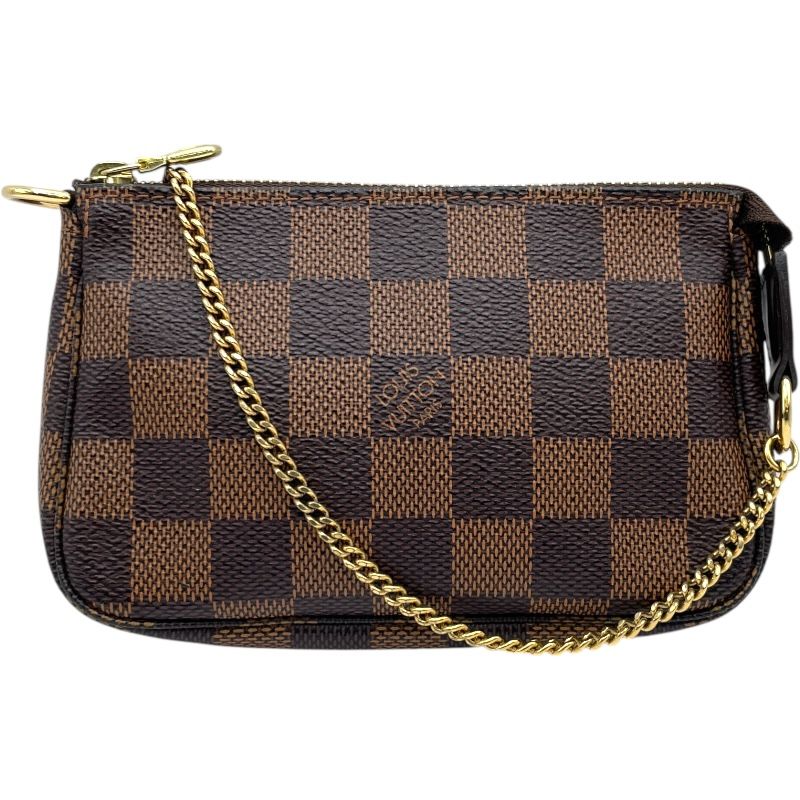 ルイ ヴィトン LOUIS VUITTON ミニポシェット アクセソワール N 58009 ブラウン ダミエ レディース その他バッグ
