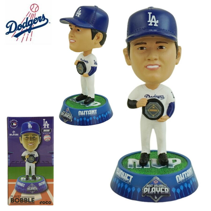 大谷翔平選手FOCO PLAYER BOBBLE ロサンゼルス・ドジャース 大谷翔平 ボブルヘッド 4.5インチFOCO NATIONAL LEAGUE MVP OHTANI