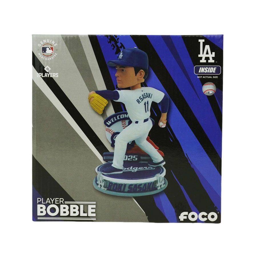 佐々木朗希 ボブルヘッド シリアルナンバー入り8インチ 佐々木朗希