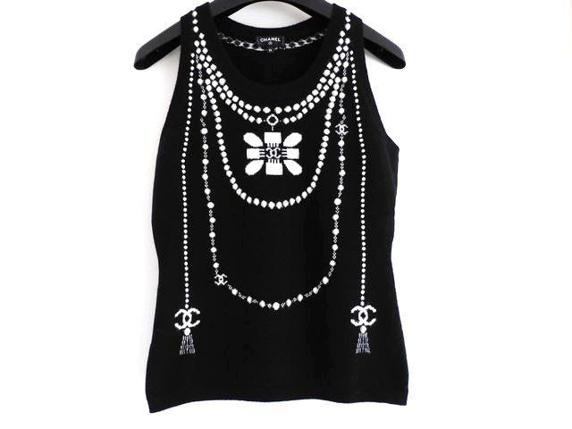 CHANEL ノースリーブ ニット CHANEL ノースリーブ ニット