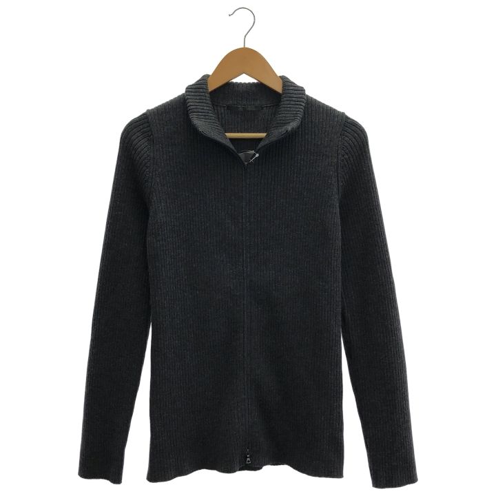 AP STUDIO エーピーステュディオ ④ ダブルジップアップニット レディース グレー