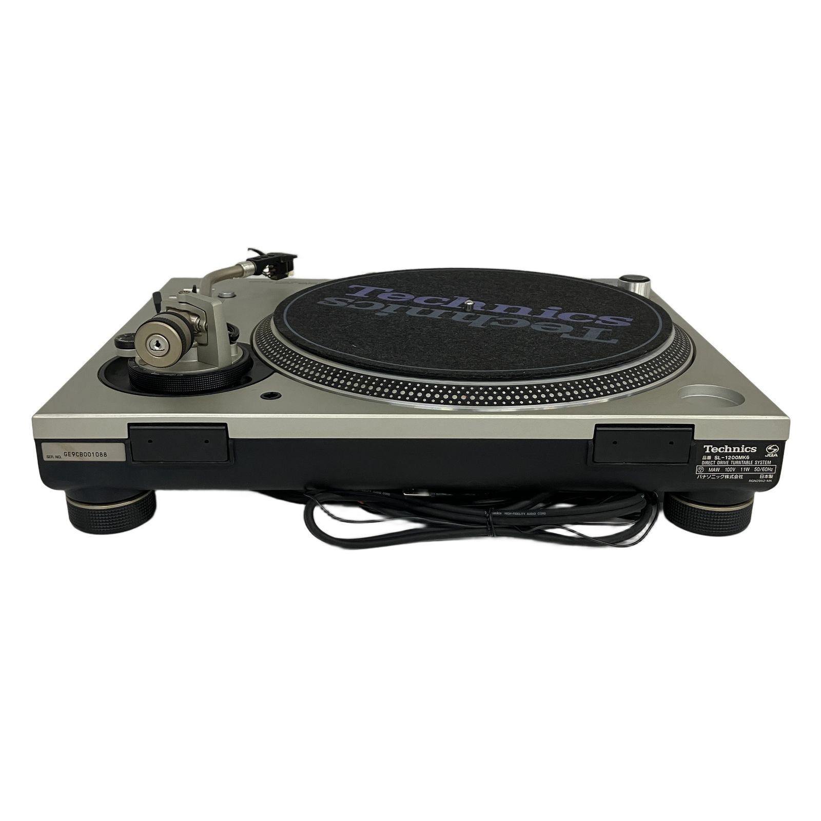 Technics SL-1200MK6 SHURE M44 7 カートリッジ付 テクニクス ターン