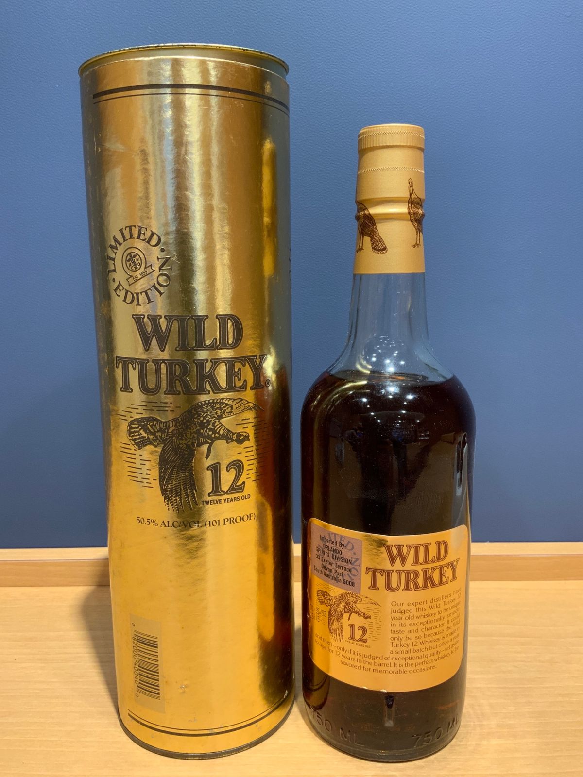 ワイルドターキー 12年 飛翔ゴールドラベル 750ｍl 50.5％ 限定発売 ワイルドターキー 12年 飛翔ゴールドラベル WILD TURKEY 12 YEARS OLD