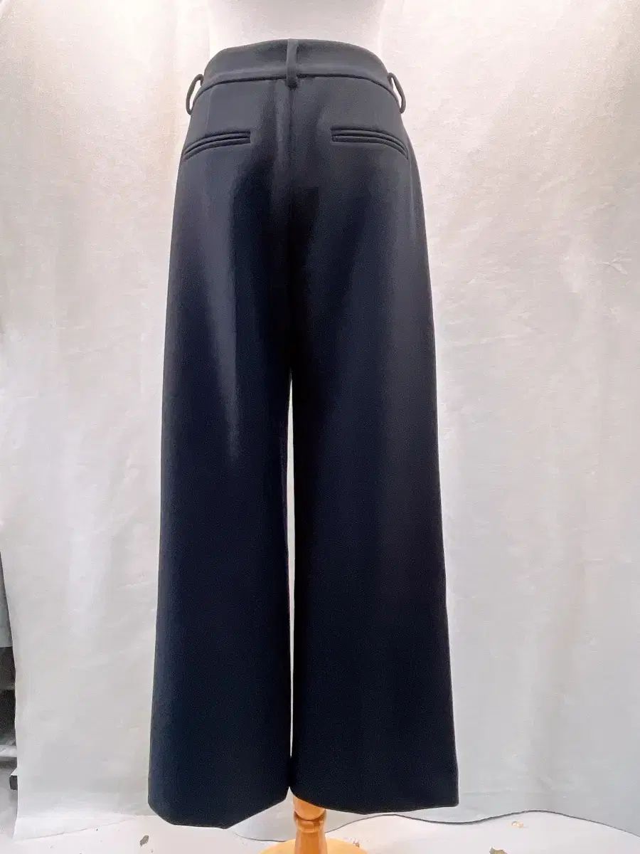 SYSTEM ワイド スラックス ネイビー 36 S