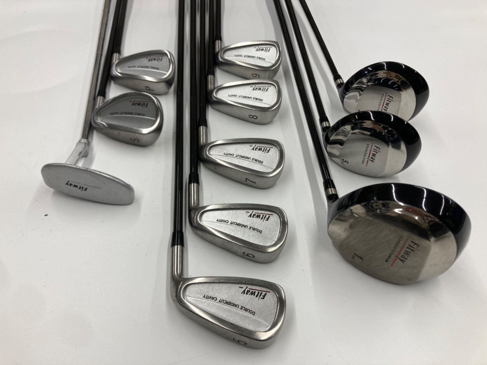 0 【ゴルフクラブセット】フィットウェイ fitway アイアン パター