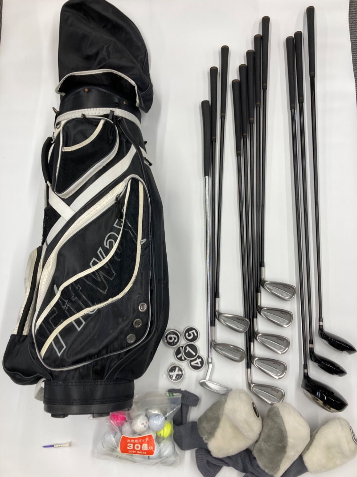 ゴルフバック　ゴルフクラブ　セット　fitway　フィットウェイ 0 【ゴルフクラブセット】フィットウェイ fitway アイアン パター