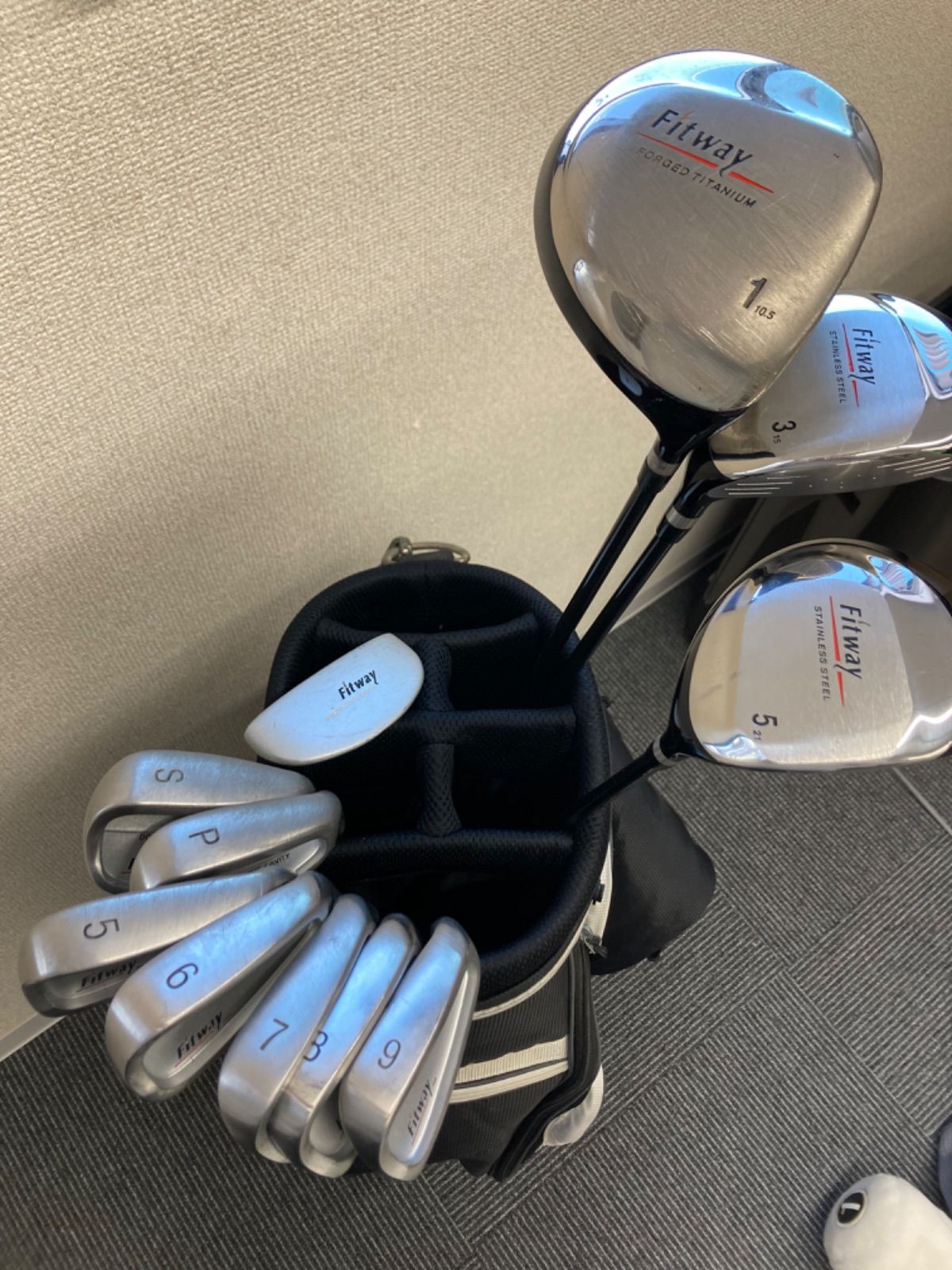 0 【ゴルフクラブセット】フィットウェイ fitway アイアン パター