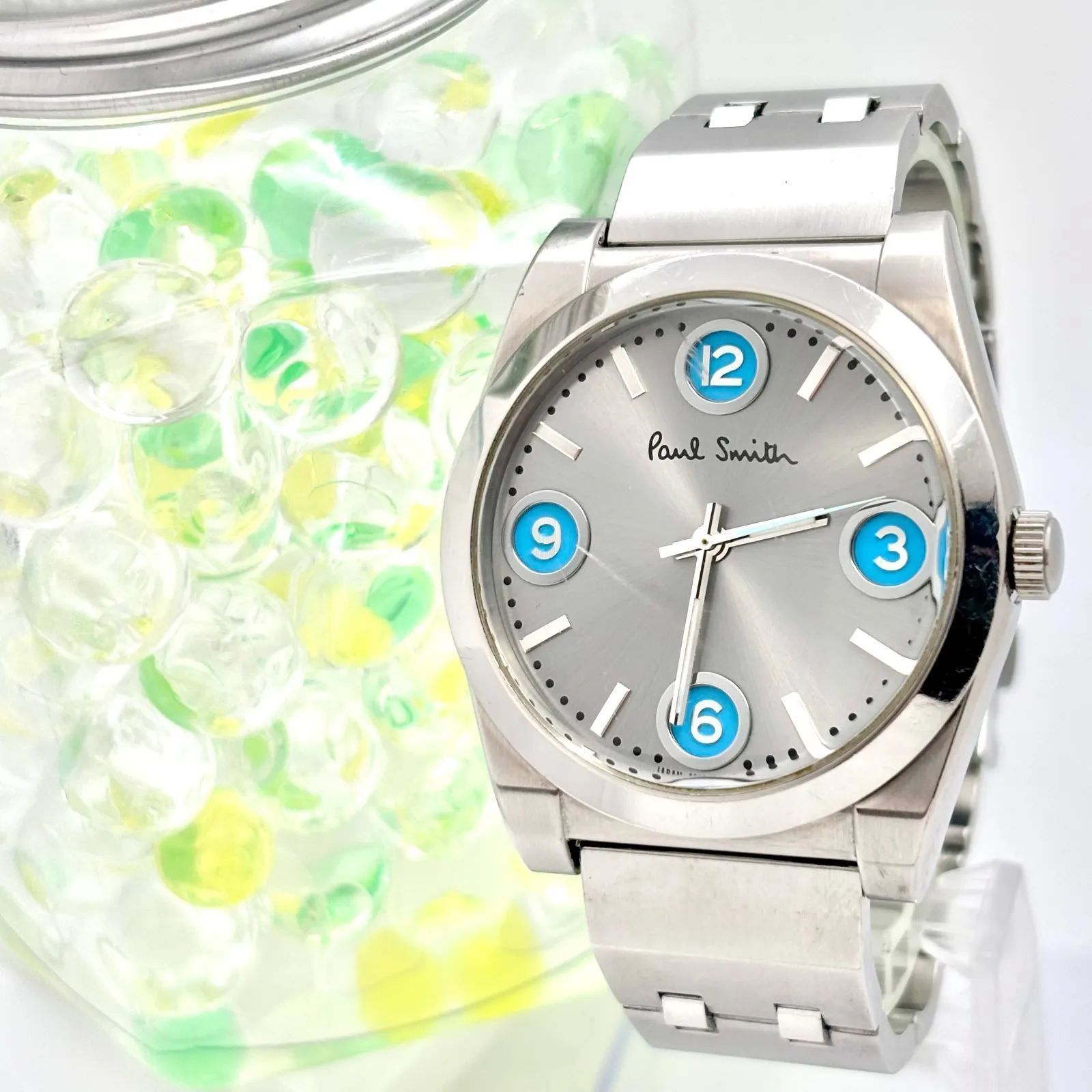 新品電池】Paul Smith ポールスミス カラーアイレット メンズ 腕時計