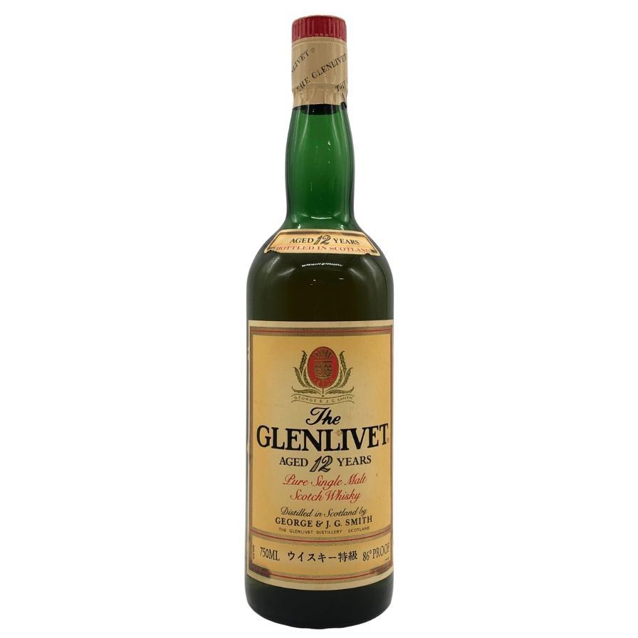 グレンリベット12年 特級 赤アザミ 旧ボトル - メルカリ