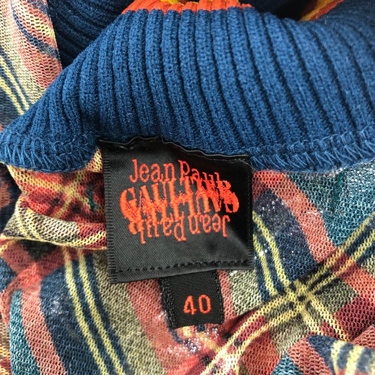 JEAN PAUL GAULTIER ジャンポールゴルチエ ハイネック長袖カットソー