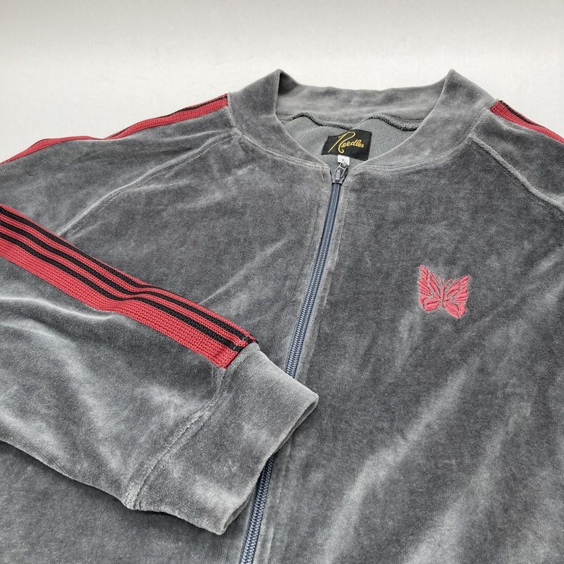 Needles ニードルス トラックジャケット ベロア 刺繍 古着 カジュアル