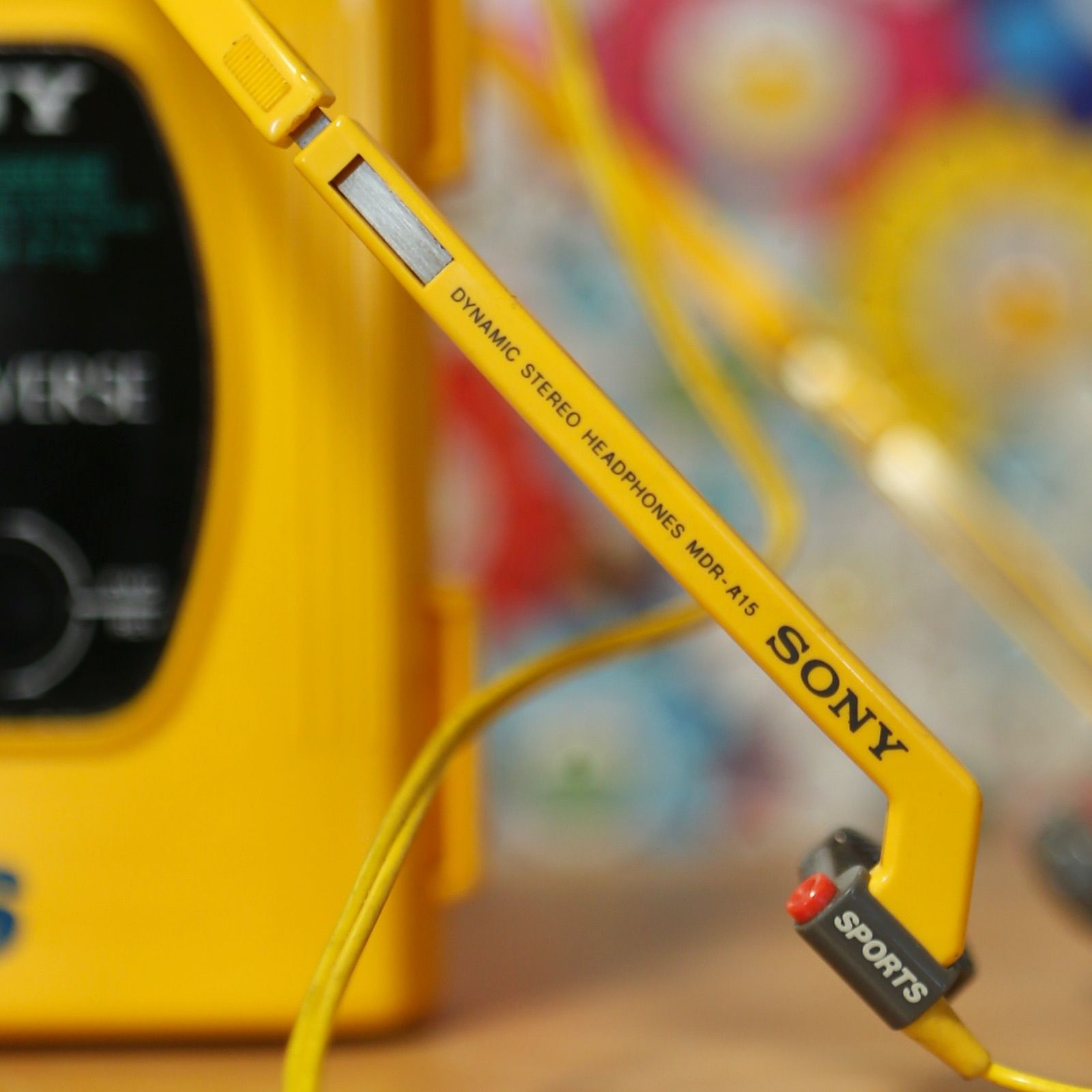 SONY SPORTS ヘッドホン MDR A 15 ウォークマン ソニー スポーツシリーズ 80年代ビンテージ Vigogne Store