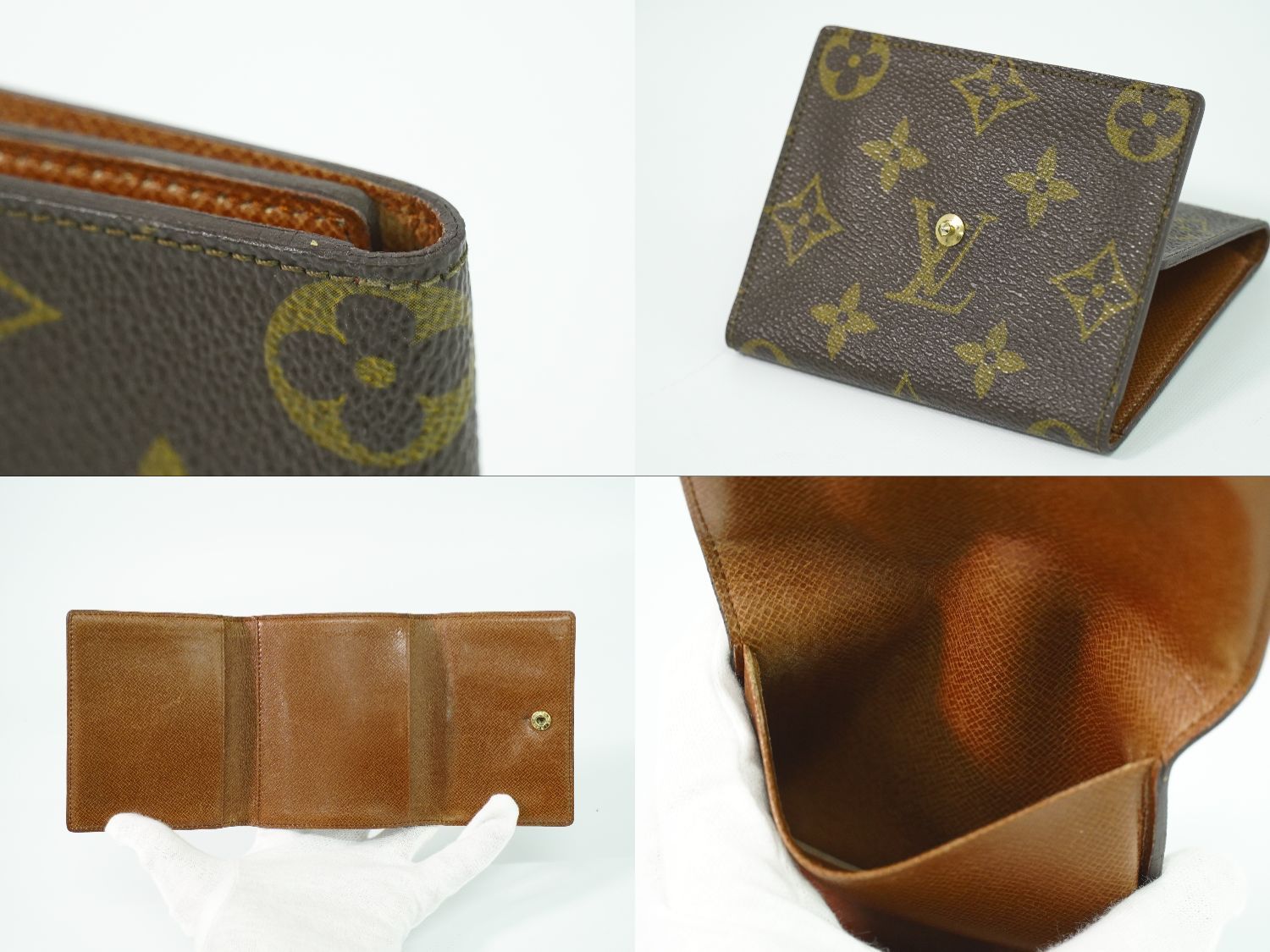 本物 ルイヴィトン LOUIS VUITTON LV モノグラム カードケース 名刺