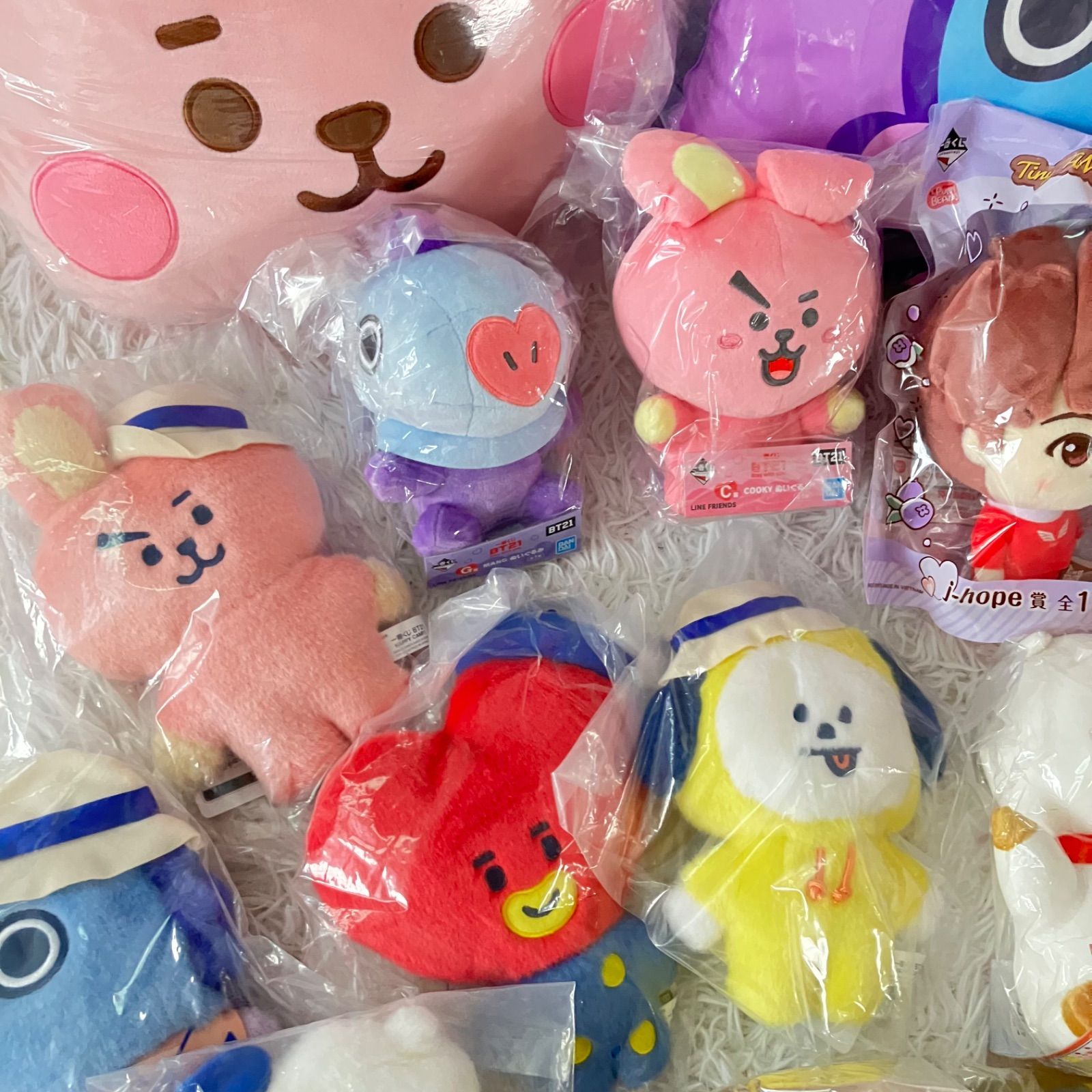 全品未開封 BTS BT21 ぬいぐるみ 大量まとめ売り 一番くじ タイニー
