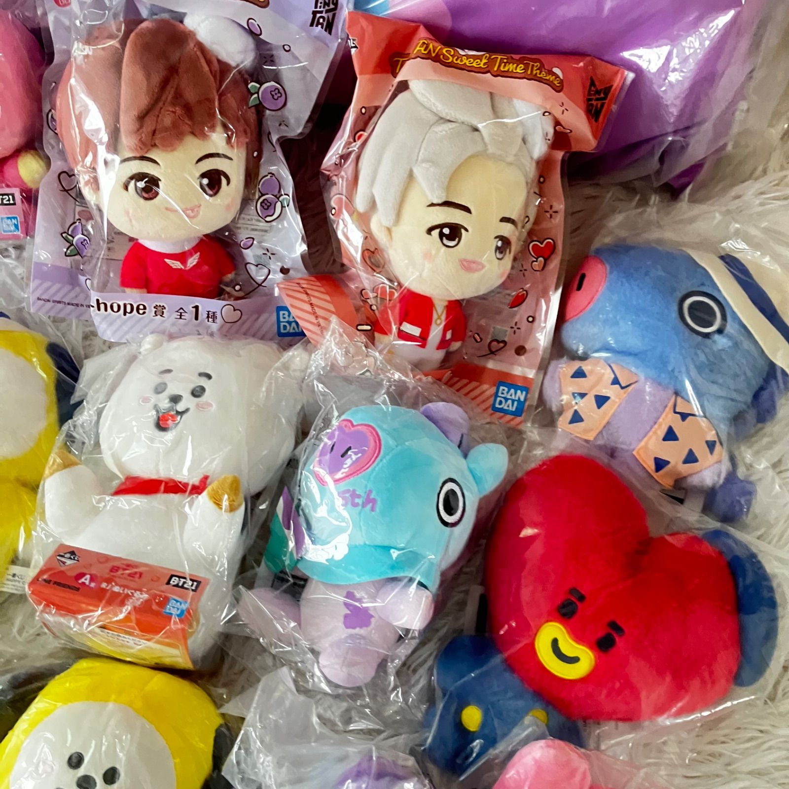 全品未開封 BTS BT21 ぬいぐるみ 大量まとめ売り 一番くじ タイニー