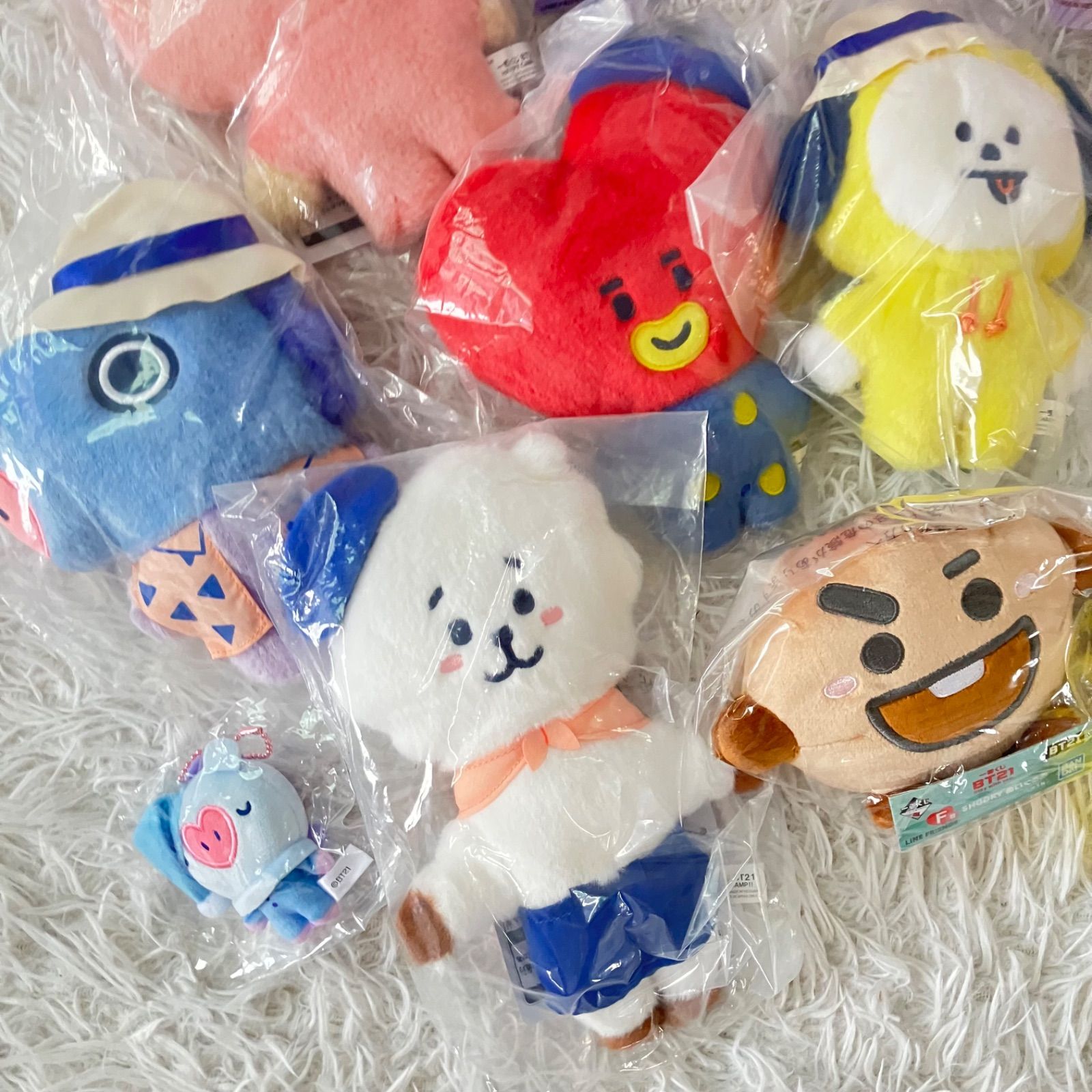 全品未開封 BTS BT21 ぬいぐるみ 大量まとめ売り 一番くじ タイニー