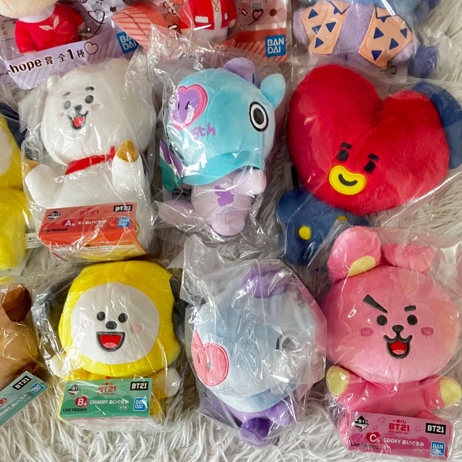 全品未開封 BTS BT21 ぬいぐるみ 大量まとめ売り 一番くじ タイニー