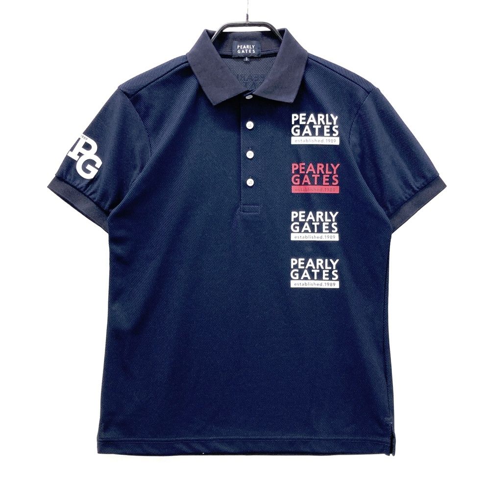 サイズ：3 PEARLY GATES パーリーゲイツ 2023年モデル 半袖ポロシャツ