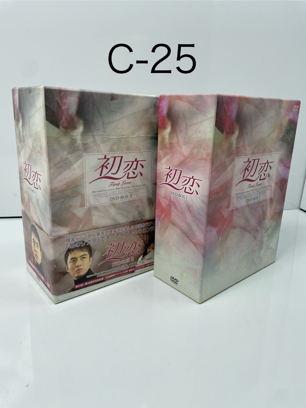 冬ソナ」ぺ・ヨンジュン主演 【初恋 First love DVD-BOX ⑴ ⑵