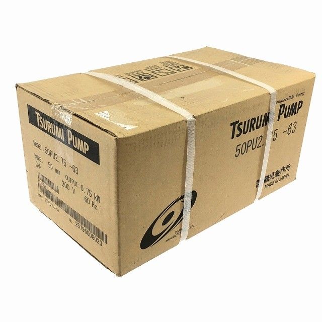 TSURUMI PUMP ツルミポンプ 200 V 60 Hz 水中ポンプ 50 PU 2.75-63 汚物用ハイスピンポンプ120013