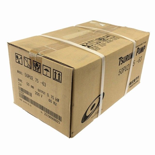  TSURUMI PUMP ツルミポンプ 200 V 60 Hz 水中ポンプ 50 PU 2.75-63 汚物用ハイスピンポンプ120013 電動ポンプ 電動工具 エア工具