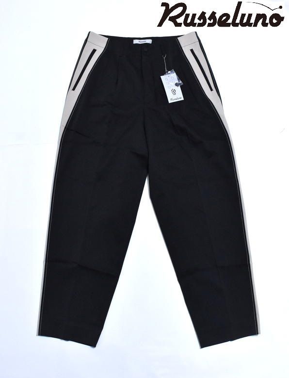 新品 ラッセルノ ゴルフ ピストル パンツ M/L RS-2330702 ブラック