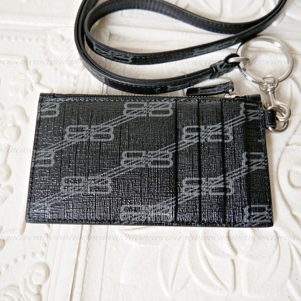  ギフト包装無料 バレンシアガ フラグメントケース キーリング付き レディース女性プレゼントギフトショップ袋付き お祝い プレゼント カードケース 小物