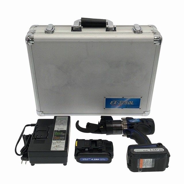 CACTUS カクタス 14.4 V コードレス電動ケーブルカッター EX-3250 L バッテリー 4.2 Ah 3.3 充電器付き120018 トイレ 住宅設備