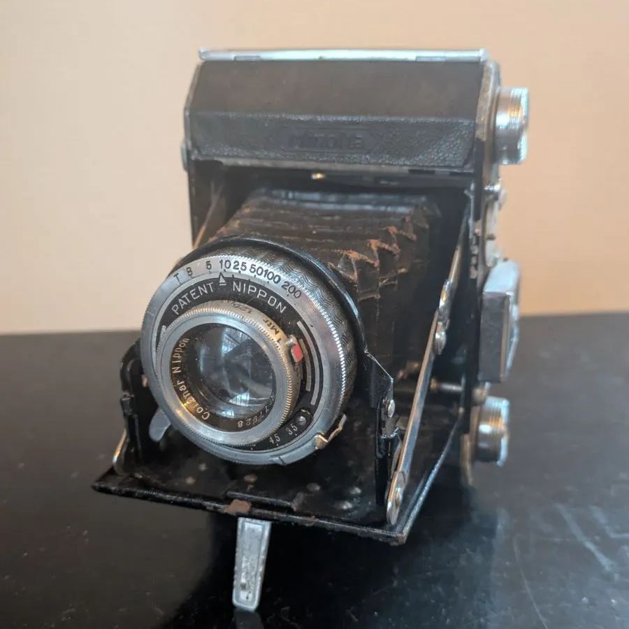 Minolta 蛇腹カメラ ミノルタ レトロカメラ 昭和レトロ - メルカリ