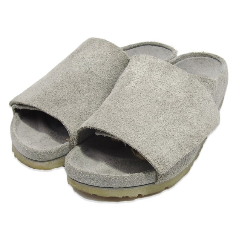× FEAR OF GOD ビルケンシュトック 41 Los Feliz 1774 Suede フィアオブゴッド スライドサンダル CEMENT