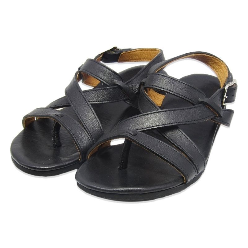 OLD JOE-Co. ジョー 7 レザーグルカサンダル 191 OJ-FW 02 ストラップ ビブラムソール BLACK-COW LEATHER