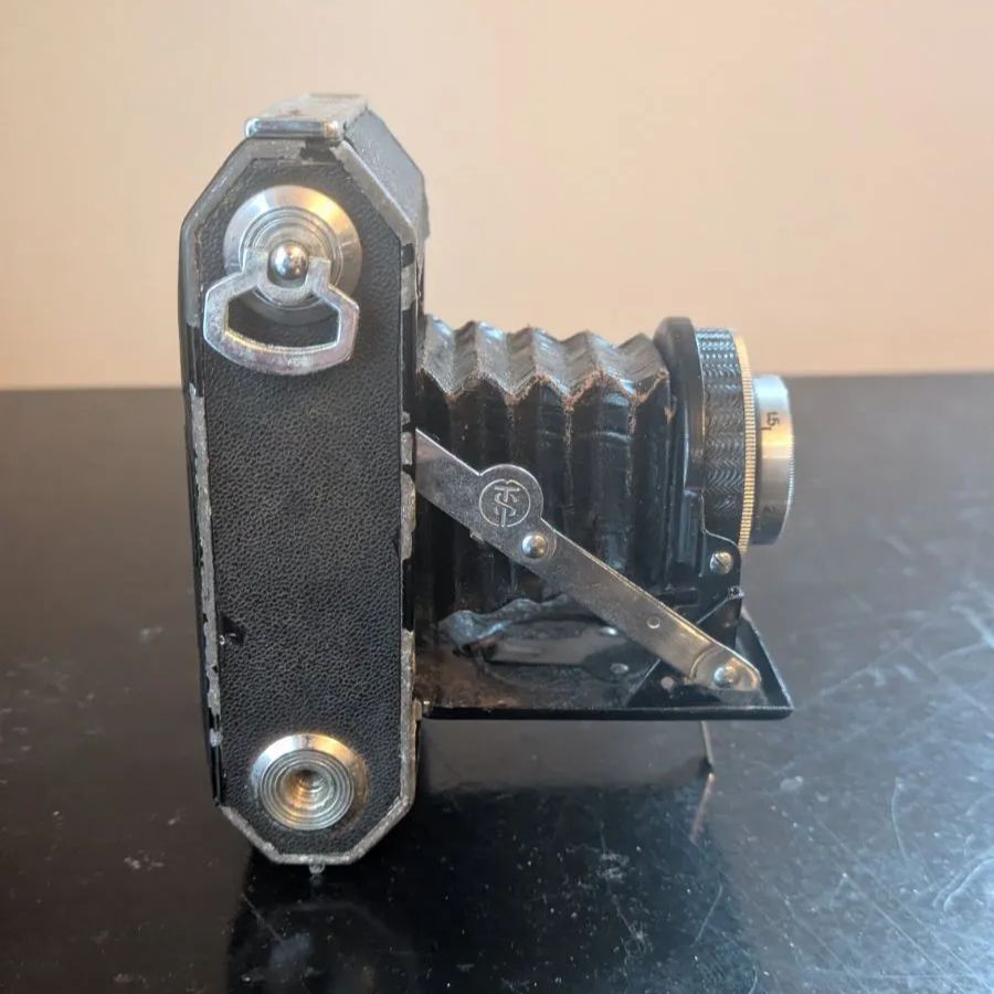 ミノルタ蛇腹カメラ　auto semi レトロ蛇腹カメラ セミミノルタⅡ改良型 1940年頃 | 路地裏の骨董