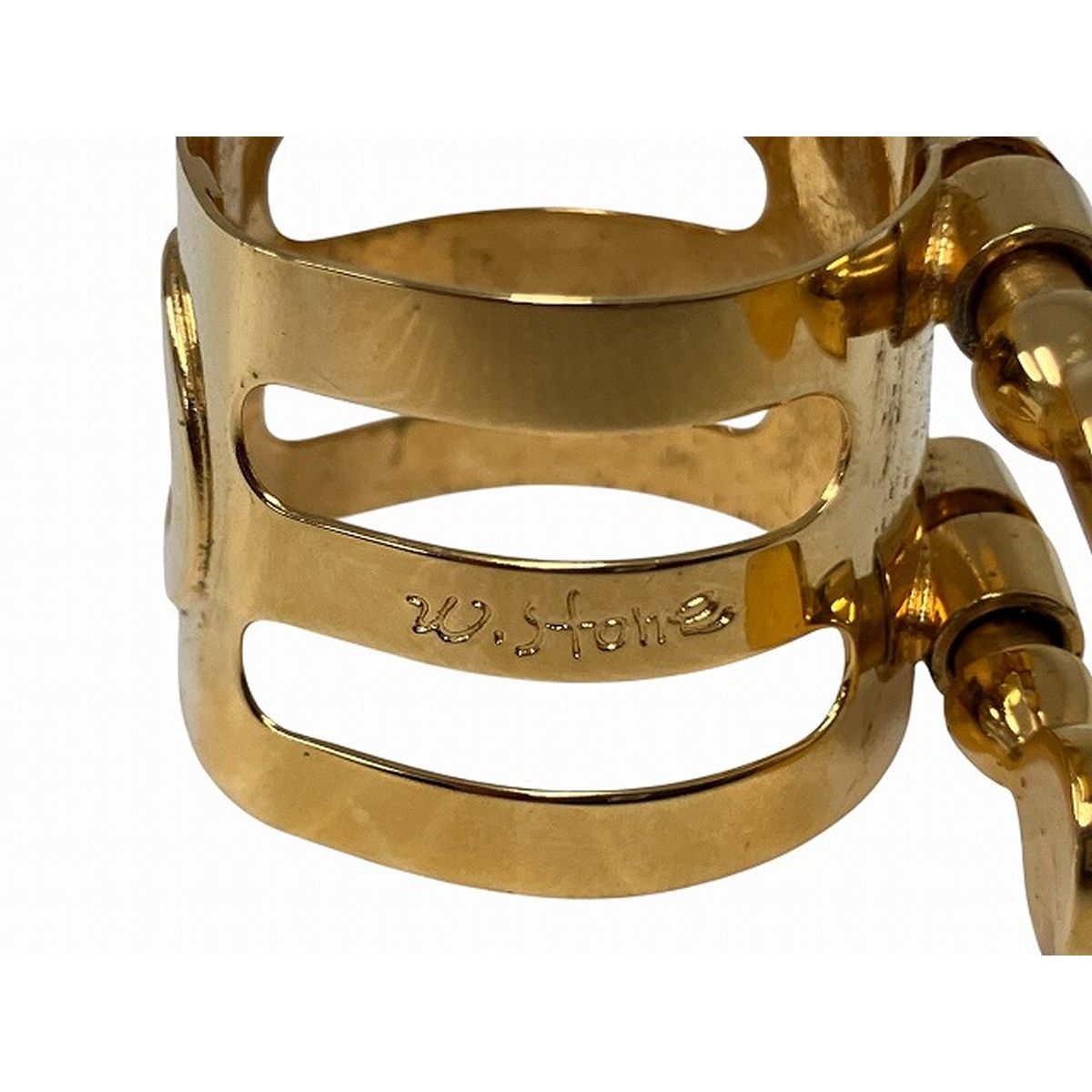 YAMAHA 4C アルトサックス用 マウスピース リガチャー付き ジャンク