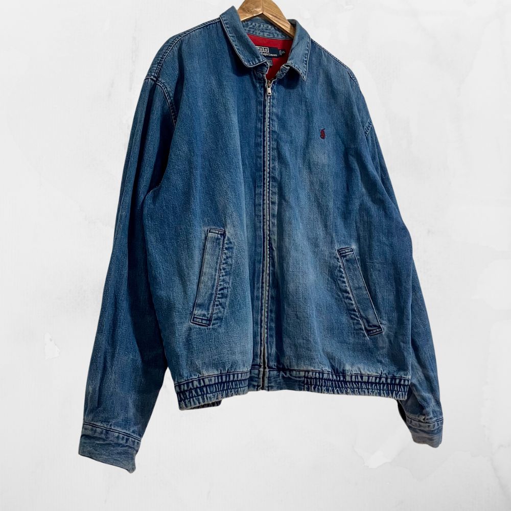 POLO Ralph Lauren ポロ ラルフローレン デニム スイングトップ 中綿