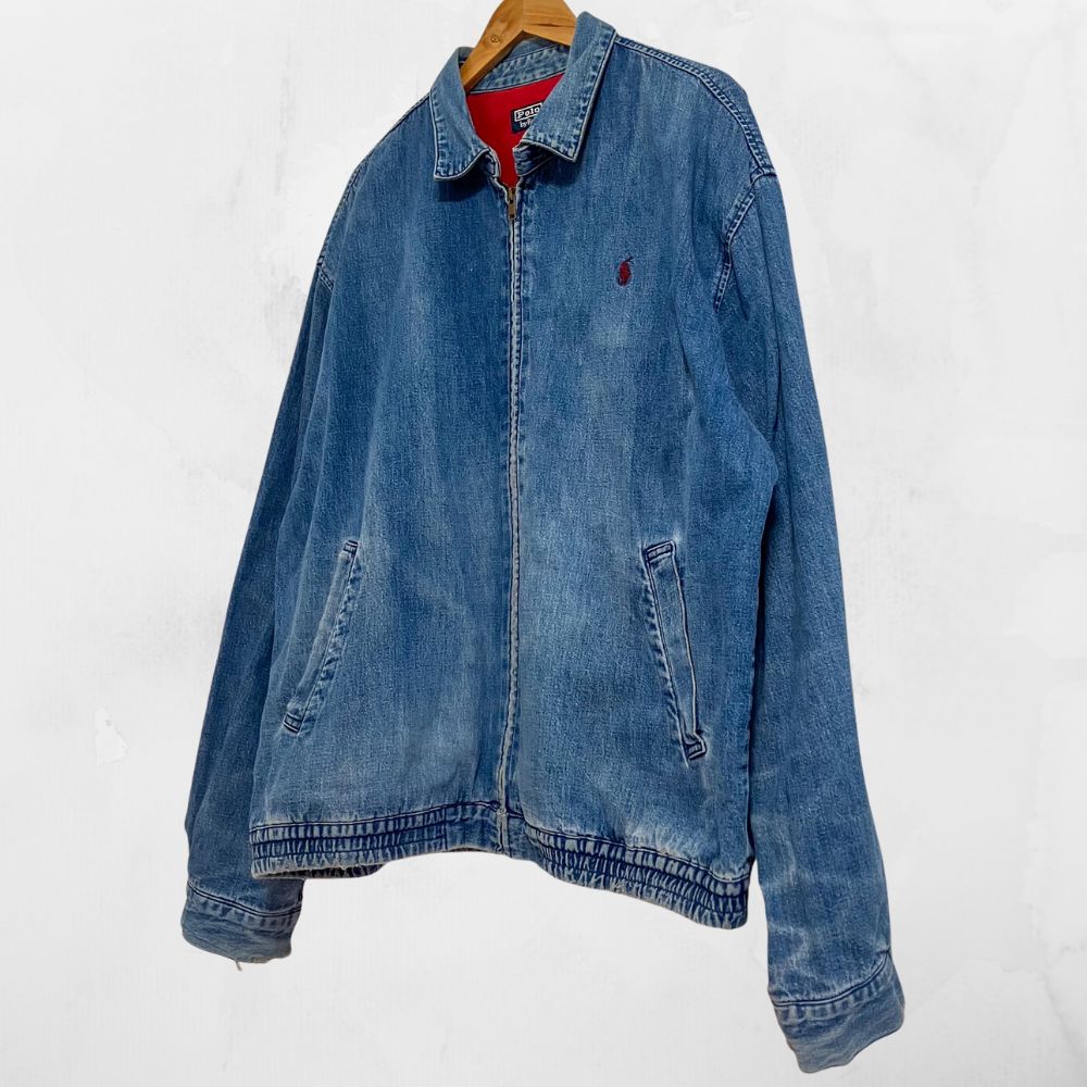 POLO Ralph Lauren ポロ ラルフローレン デニム スイングトップ 中綿