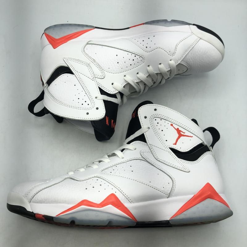 中古】NIKE AIR JORDAN 7 RETRO White Infrared サイズ29cm CU9307-160