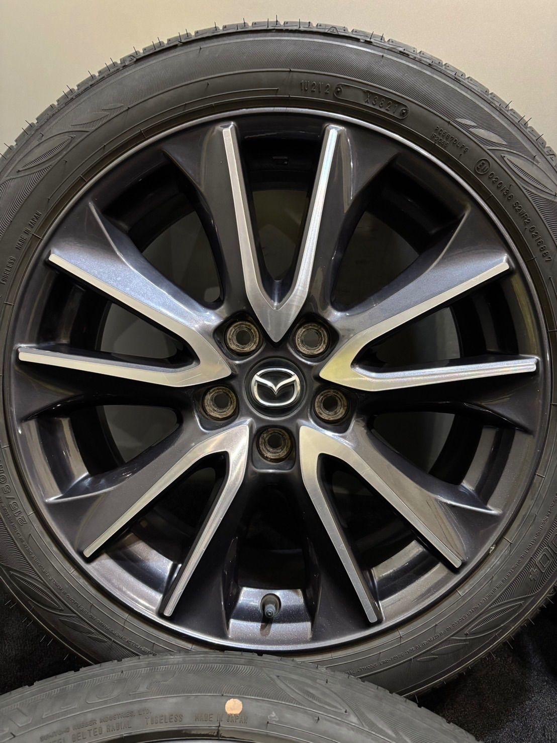 215 50 R 18 DUNLOP ENASAVE EC 300 21年製 マツダ CX 3 18インチ 7 J 114 5 H 夏タイヤ 4本 南8 L 82