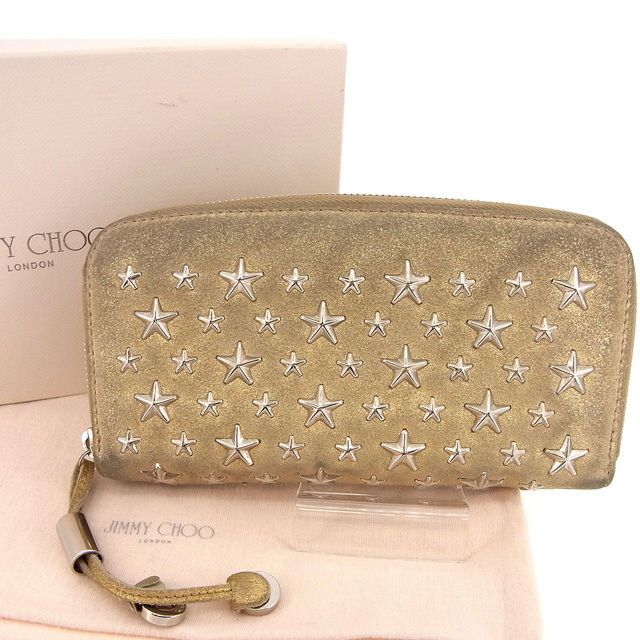 最大30％OFF】ジミーチュウ JIMMY CHOO 長財布 星型スタッズ 