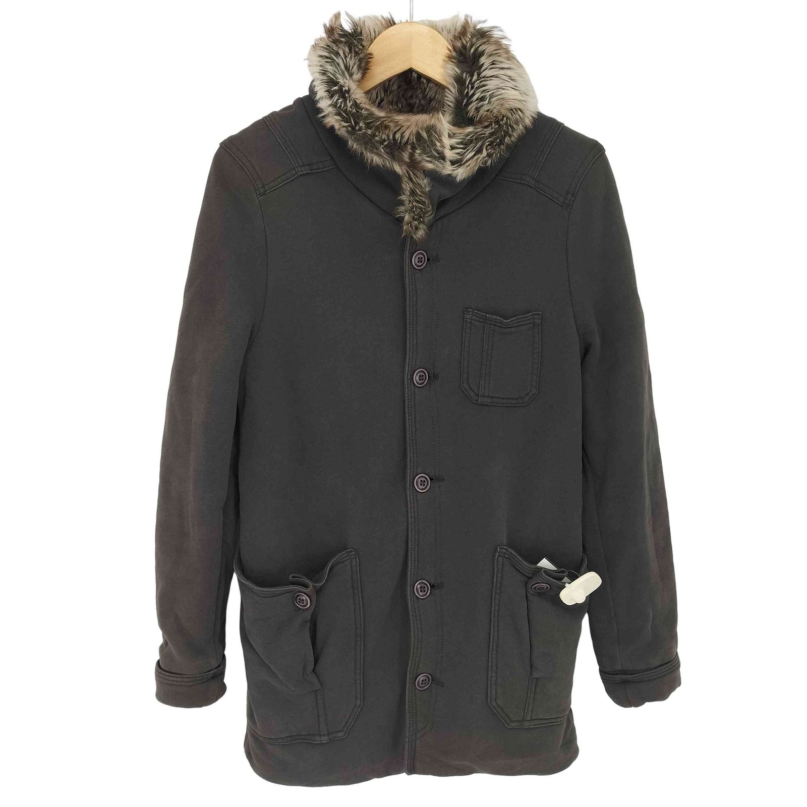  ディーゼル DIESEL SHERPA SWEATSHIET FABRIC JAKETS シェルパ スウェットシャツ ファブリック ジャケット 裏ボア メンズ import：S その他