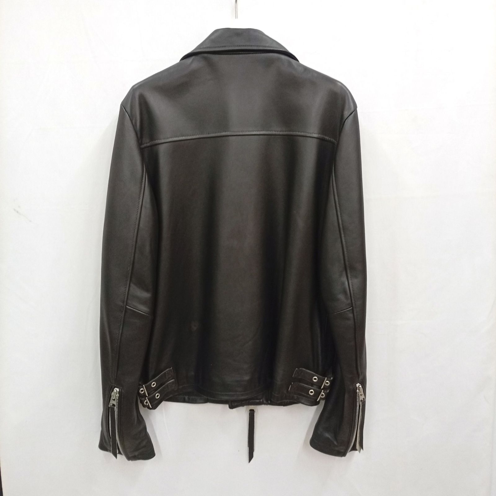 CIVARIZE シヴァーライズ★ラムレザーシングルライダースジャケット 羊革 CIVARIZE ライダースレザージャケット ブラック 48号 CV18-H27