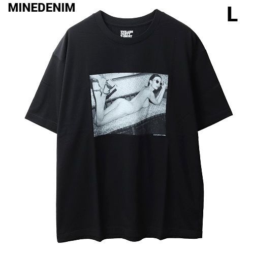L Jonathan Leder x Stie-lo T-SH BLACK 25 MND-STL 004 マインデニム スティーロ ジョナサン レーダー Tシャツ